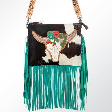 American Darling Cross Body Hair on-Genuine Leather Western Women Bag Handbag Purse |